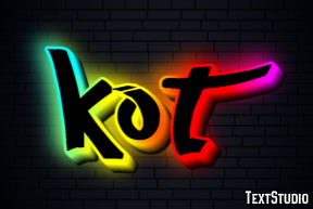 Kot Efekt tekstowy