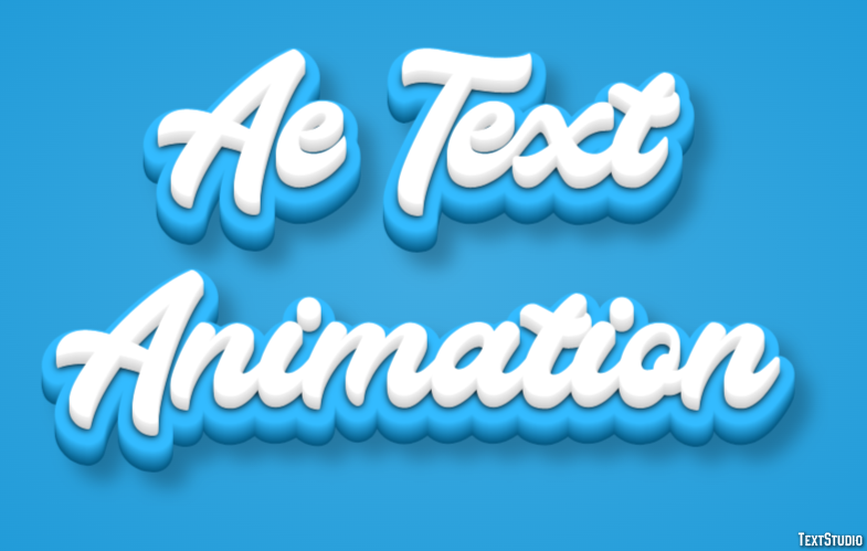 Ae Text Animation Tekst Effect