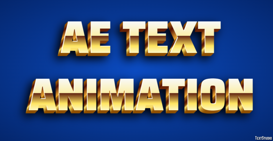 Ae Text Animation Tekst Effect