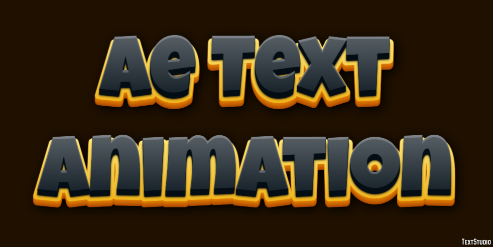 Ae Text Animation Tekst Effect