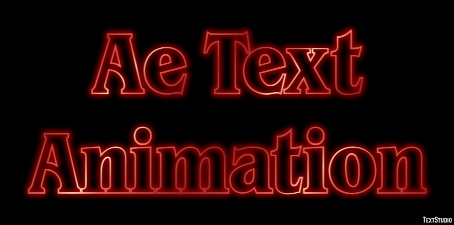 Ae Text Animation Text effect