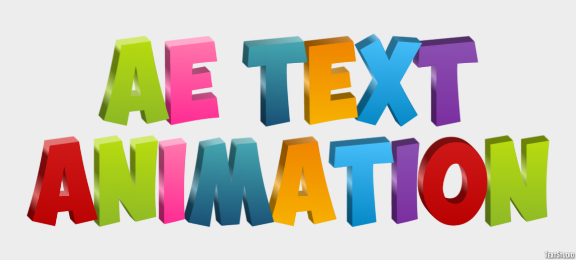 Ae Text Animation Tekst Effect