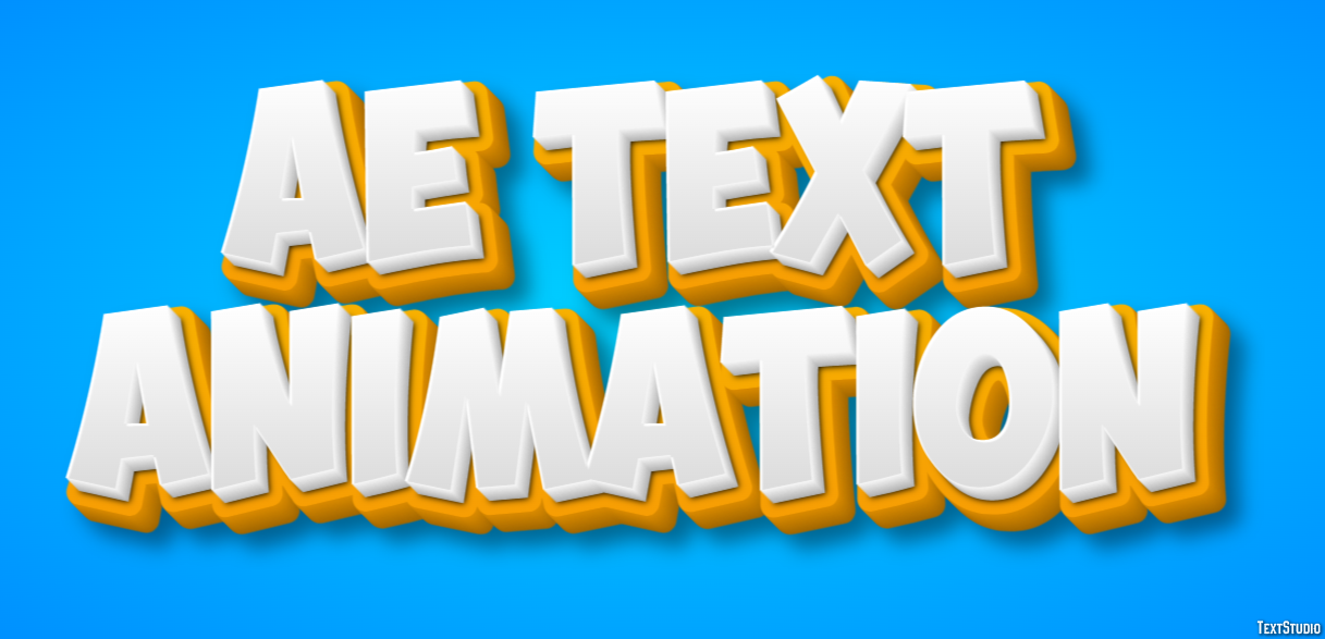 Ae Text Animation Tekst Effect