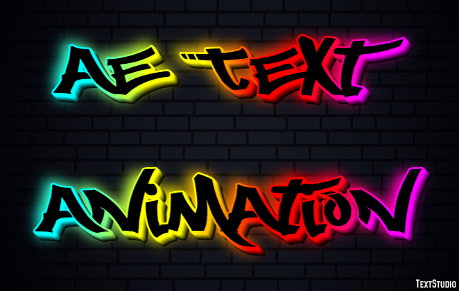 Ae Text Animation Tekst Effect