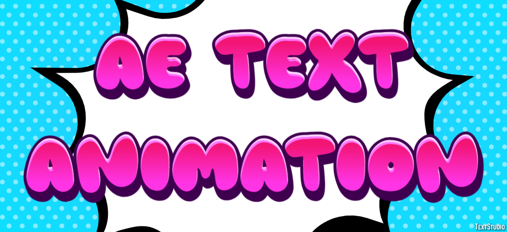 Ae Text Animation Text effect