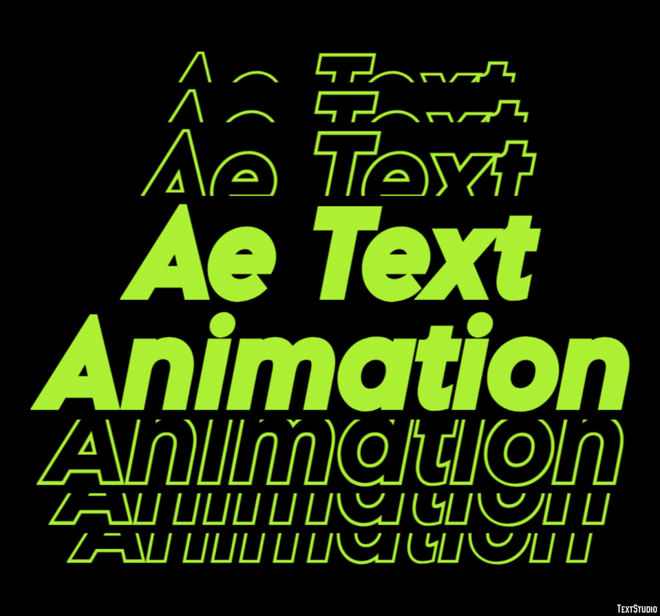 Ae Text Animation Tekst Effect
