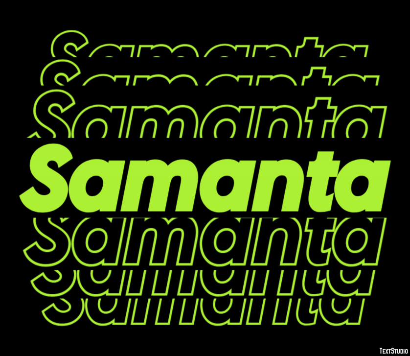 Samanta Efekt tekstowy