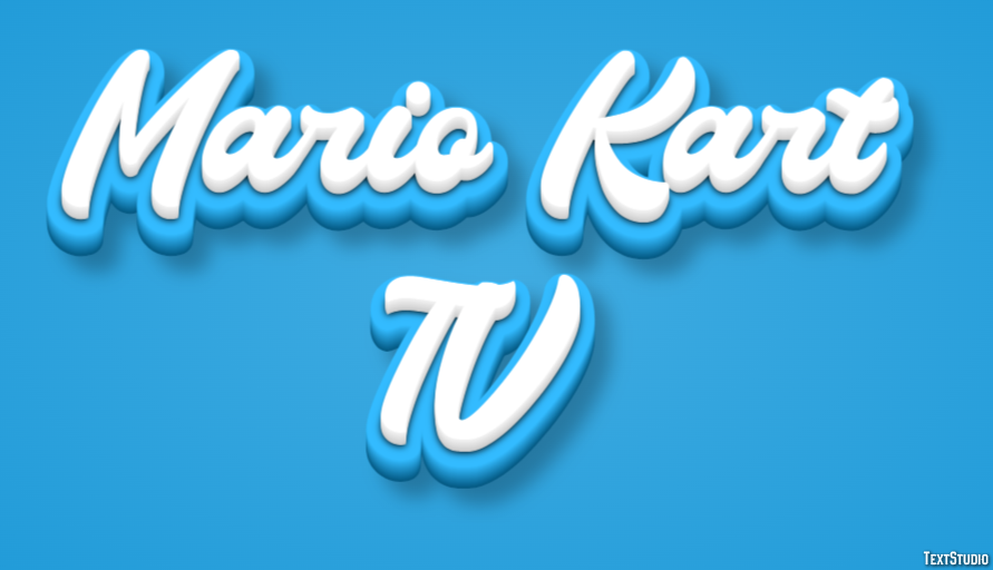 Mario Kart TV Effetto testo