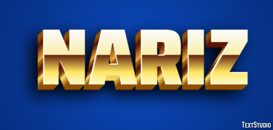 Nariz Text Effect