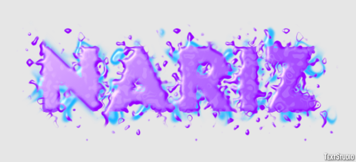 Nariz Text Effect