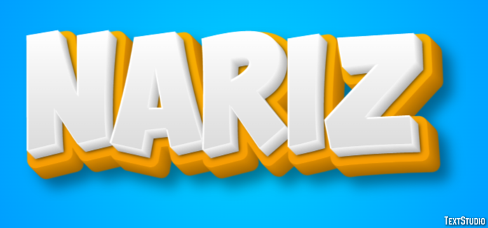 Nariz Text Effect