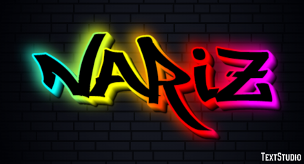 Nariz Text Effect