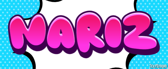 Nariz Text effect