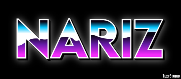 Nariz Text Effect