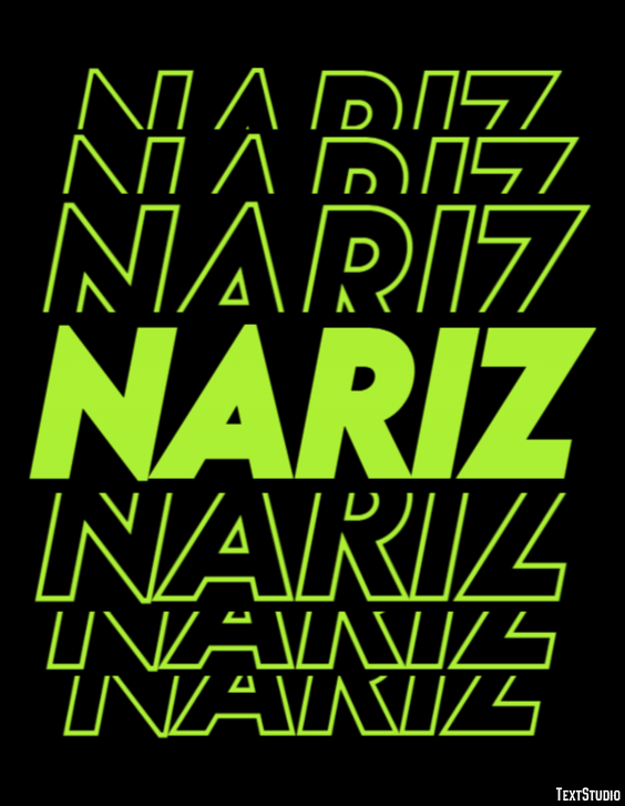 Nariz Text Effect