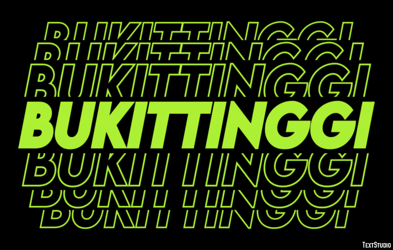 Bukittinggi Efekt tekstowy