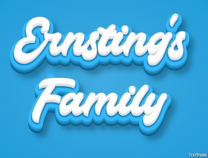 Ernsting's Family Texteffekt