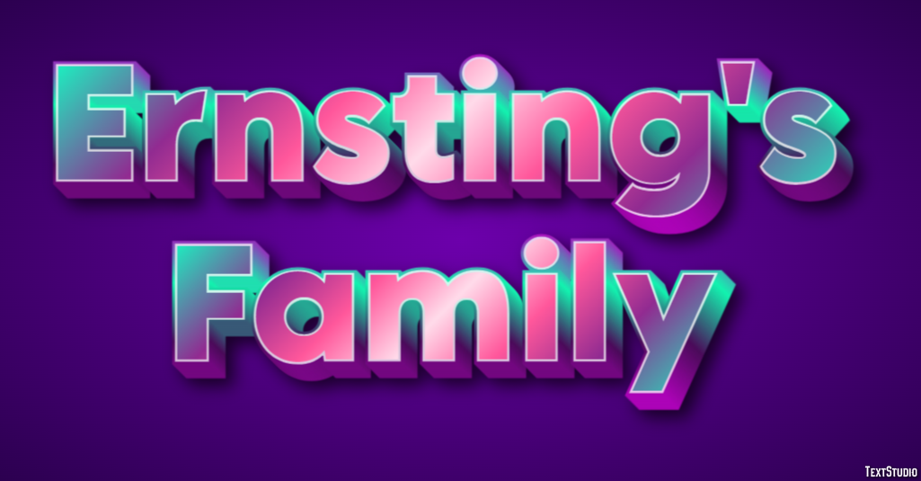 Ernsting's Family Texteffekt