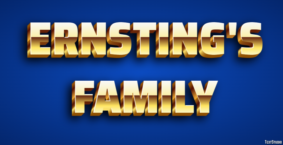 Ernsting's Family Texteffekt