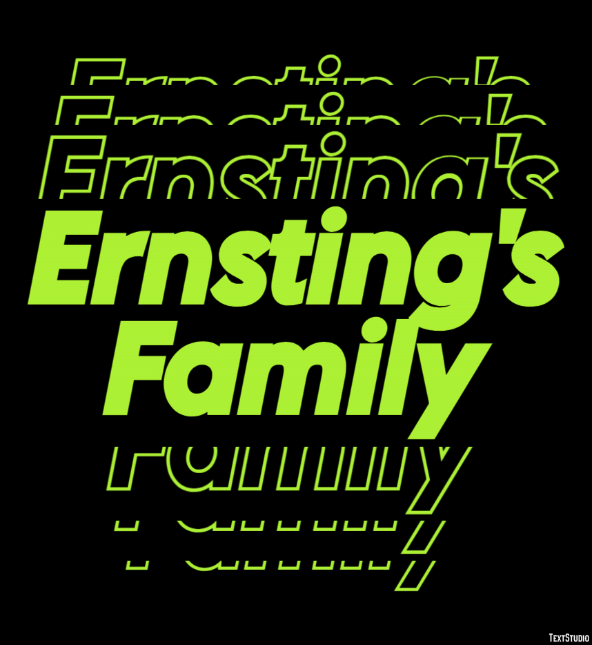 Ernsting's Family Effetto testo