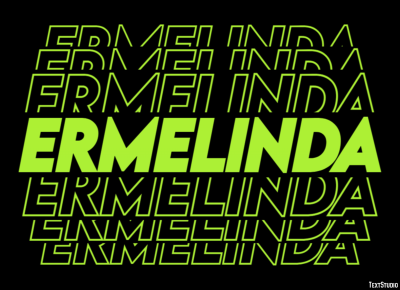 Ermelinda Text Effect