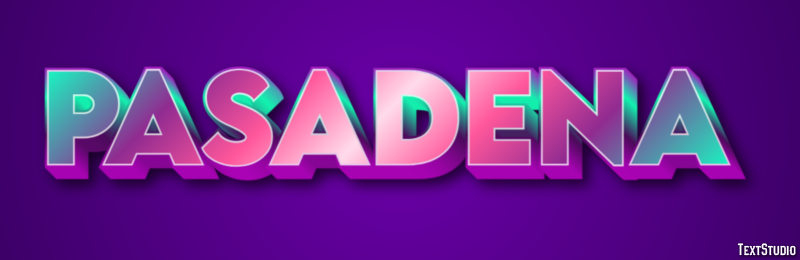 Pasadena Efekt tekstowy
