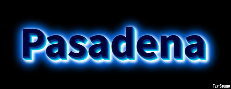 Pasadena Efekt tekstowy
