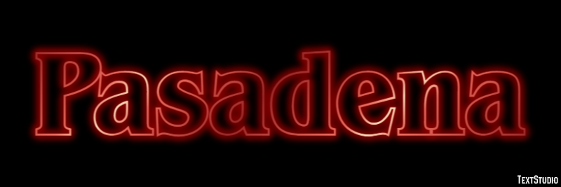 Pasadena Tekst Effect