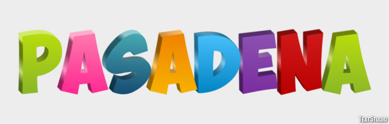 Pasadena Tekst Effect