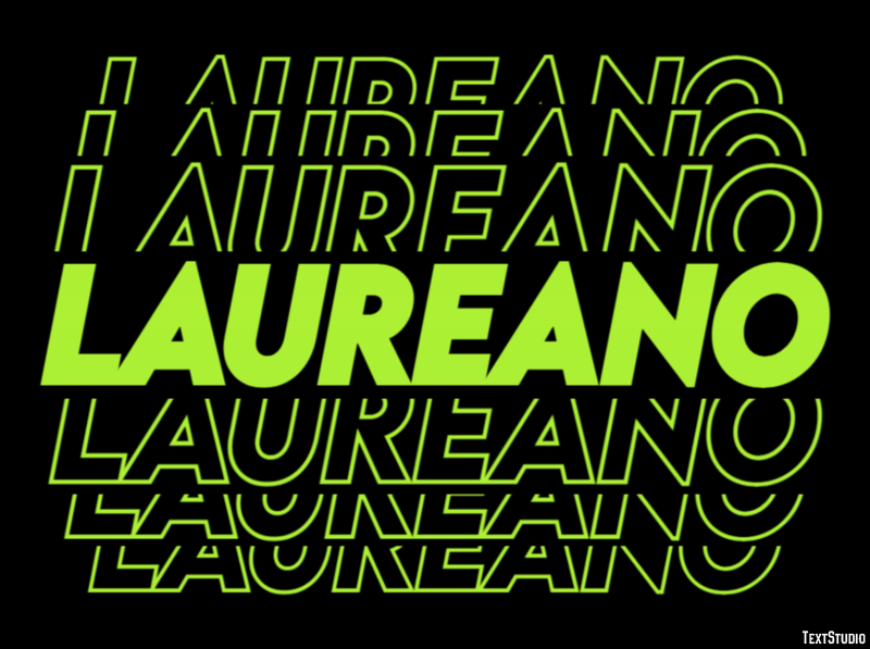Laureano Efecto de Texto