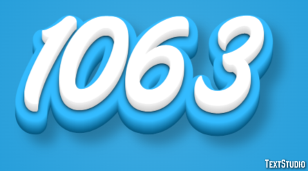 1063 Эффект текста