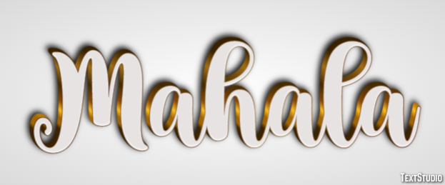 Mahala Texteffekt