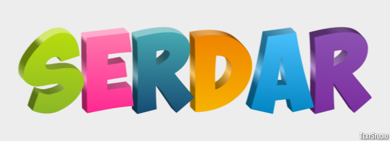 Serdar Texteffekt