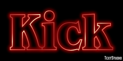 Kick Text Effect