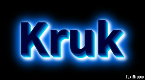 Kruk Tekst Effect