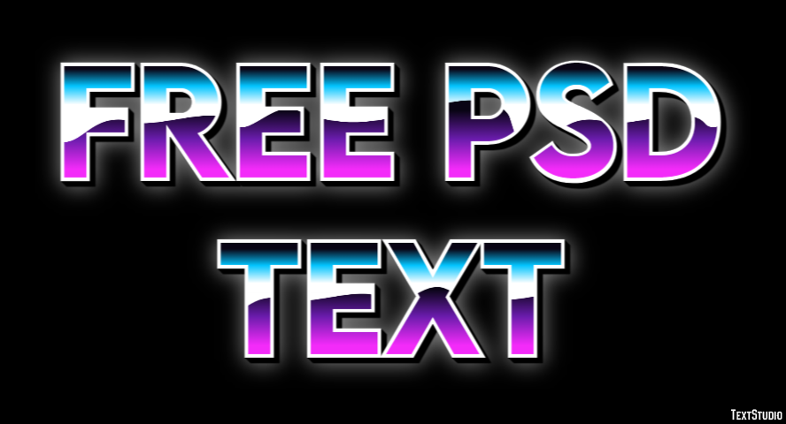 Free Psd Text Text Effect