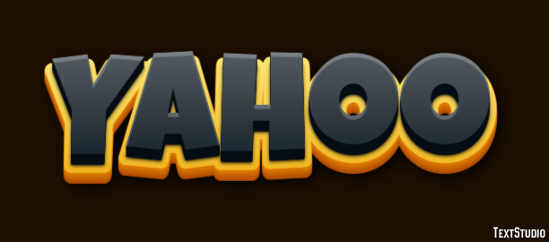 Yahoo Text Effect