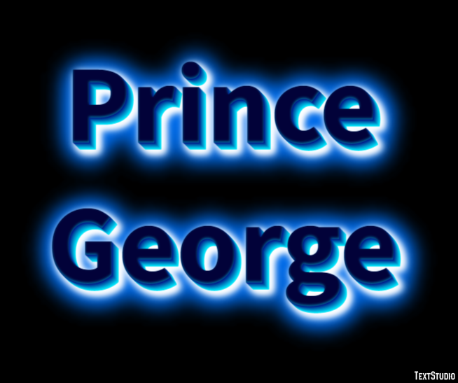 Prince George Efekt tekstowy