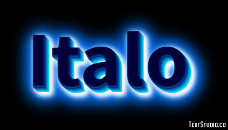 Italo テキスト効果