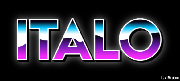 Italo Efekt tekstowy