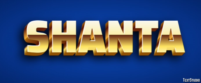 Shanta Text Effect