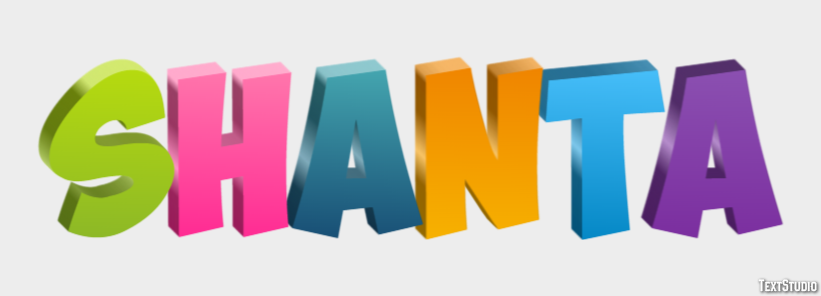 Shanta Text Effect