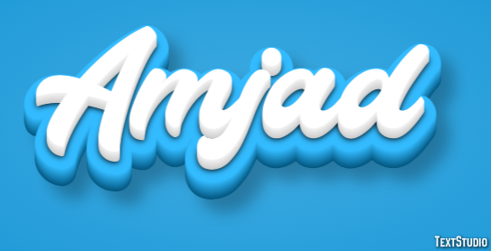 Amjad テキスト効果