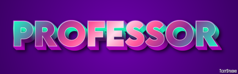 Professor Text Effect