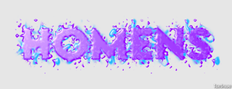 Homens Texteffekt