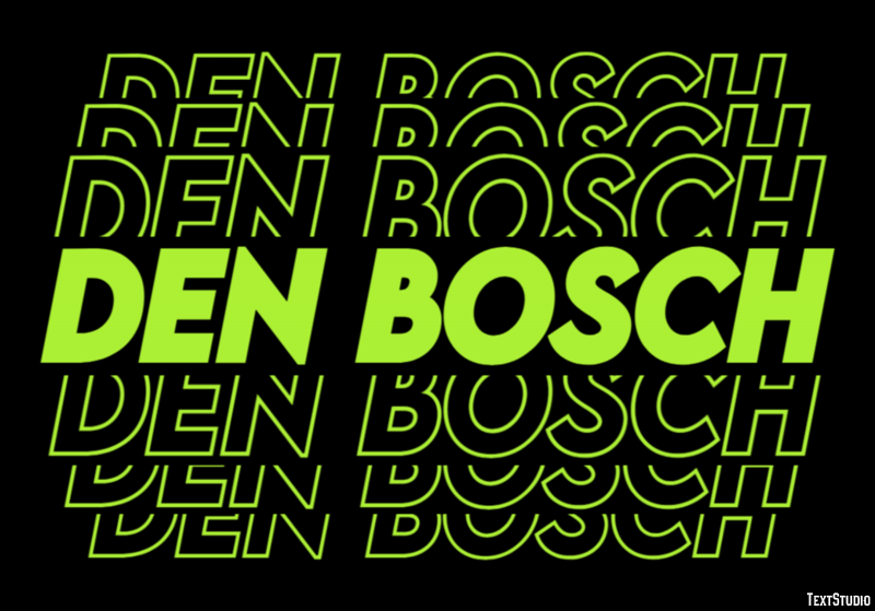 Den Bosch Efekt tekstowy