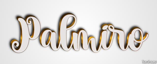 Palmiro Texteffekt