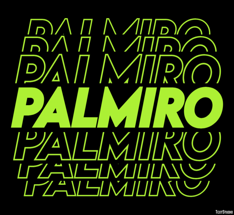 Palmiro Effetto testo