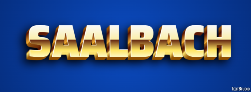 Saalbach Efecto de Texto