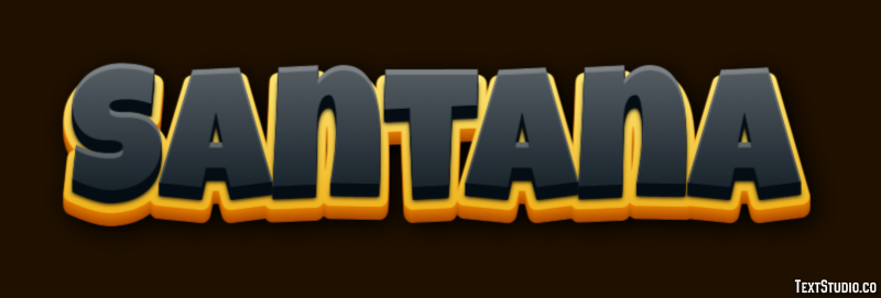 Santana Texteffekt